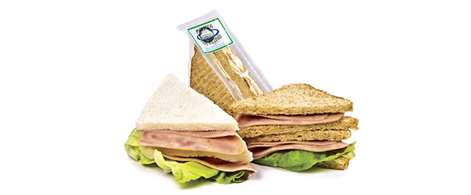 Tramezzino triangolare 4 fette